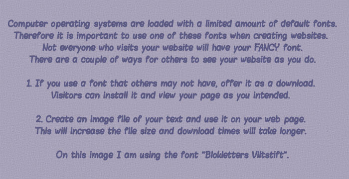 Text as an Image